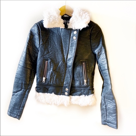Nasty Gal Jackets & Blazers - Nasty Gal faux leather Moto jacket